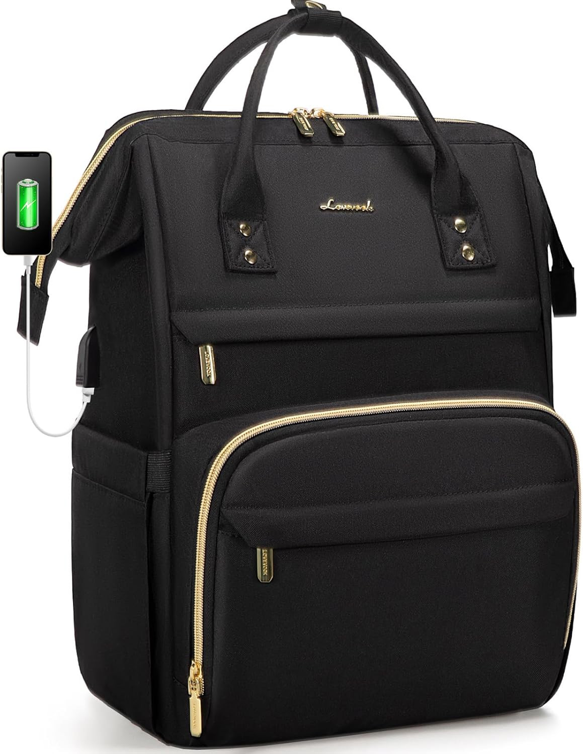 Laptop Backpack Women, 15.6 Inch Work Backpack Woman for Teacher Nurse Bags, Com