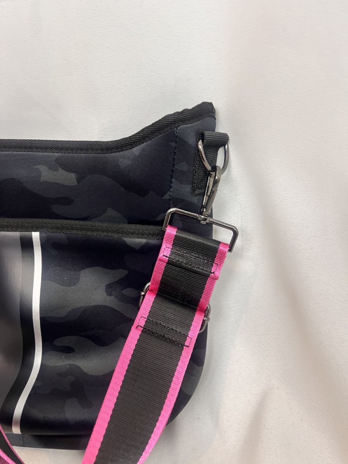 HAUTE SHORE black camo elite crossbody bag purse shoulder NEW