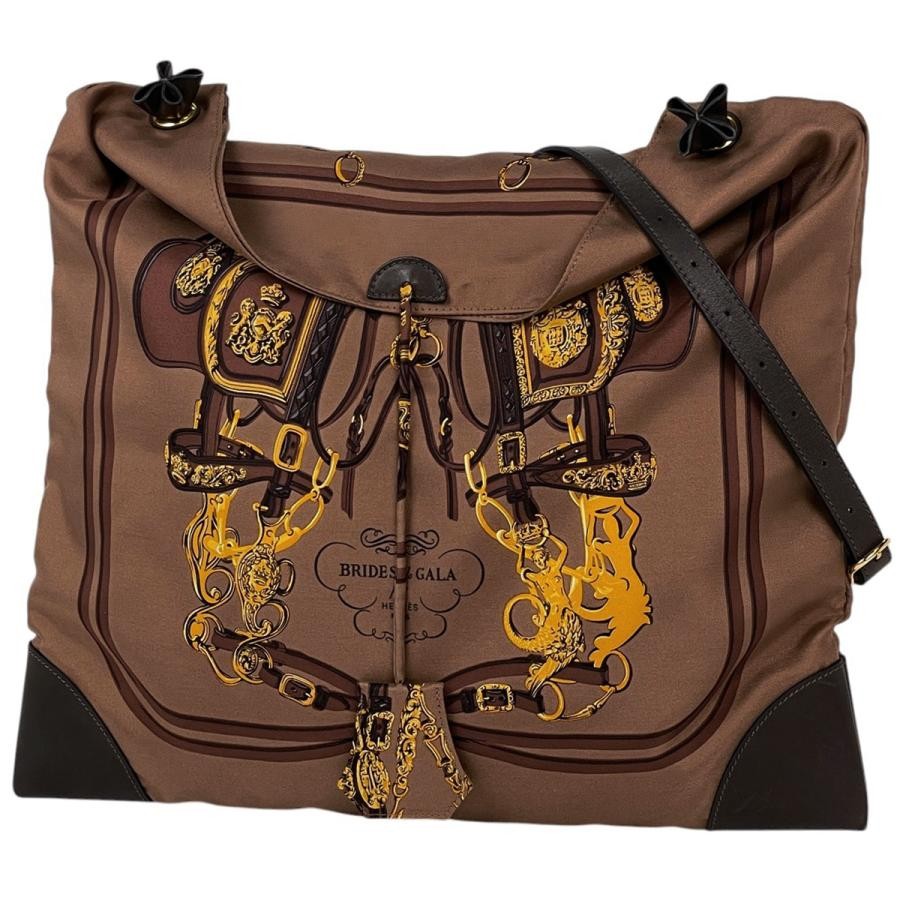 Hermes Silk City MM BRIDES de GALA Ceremonial Horse Collar Equestrian #BS912