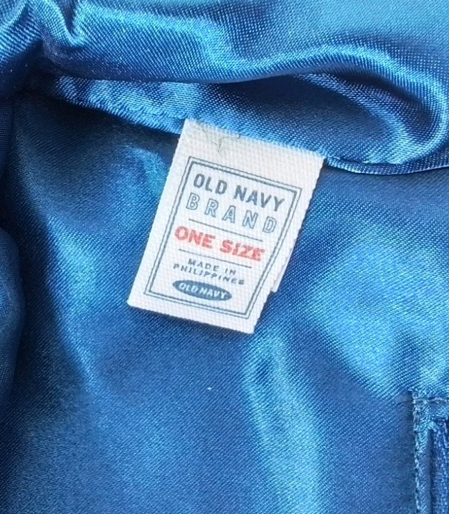 Old Navy Blue Handbag Purse Gold Embroidery Year 2005 Style BH5PB