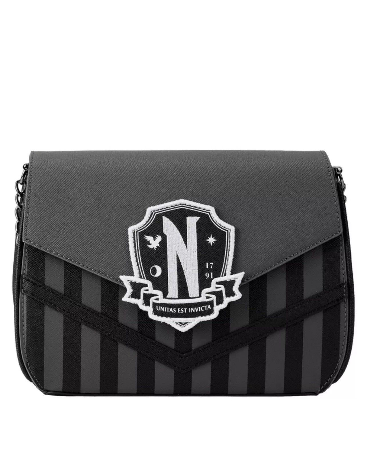 Loungefly Wednesday THE ADDAMS FAMILY Exclusive Nevermore Crossbody Bag New