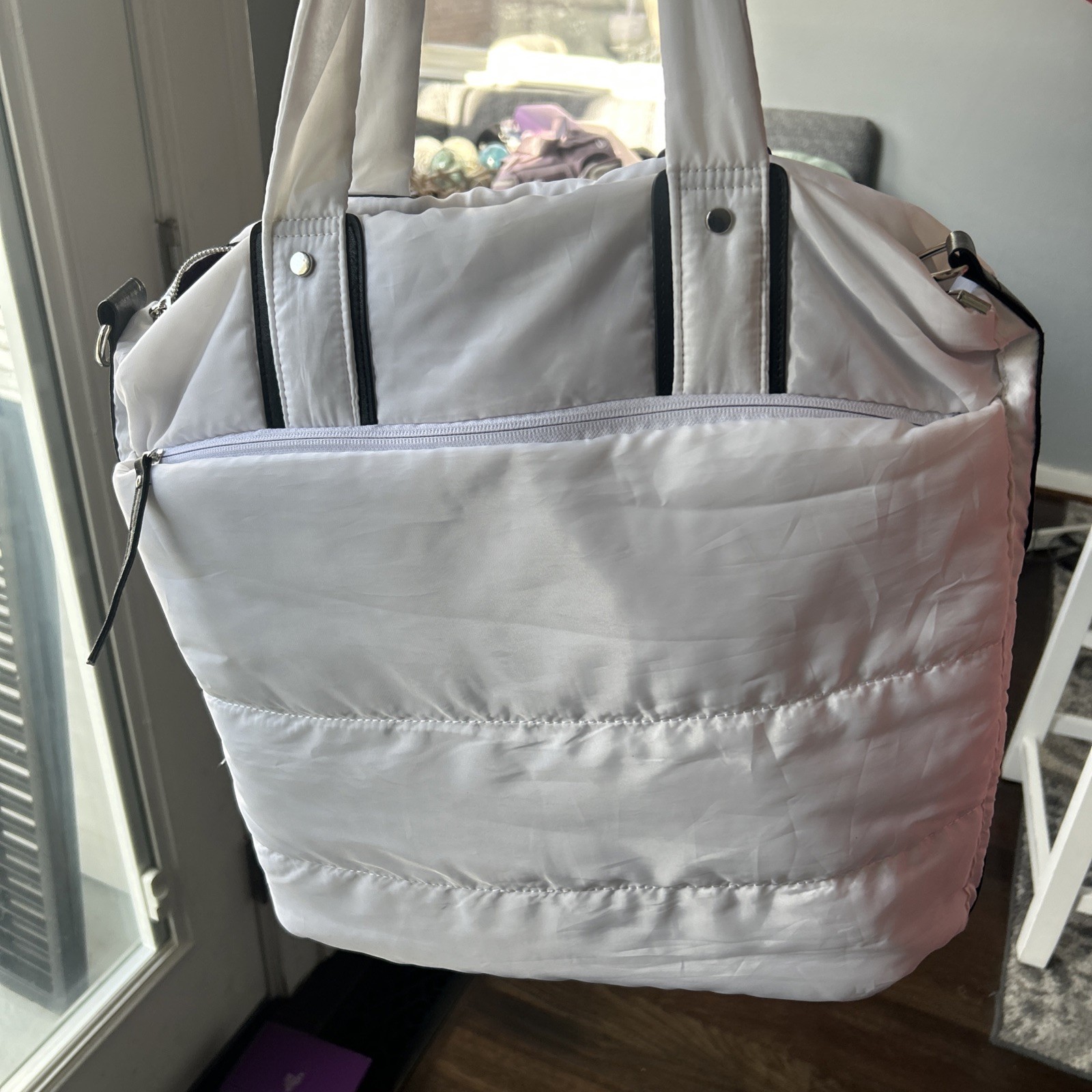 Younique Convention Swag Crossbody Bag Tote Large White