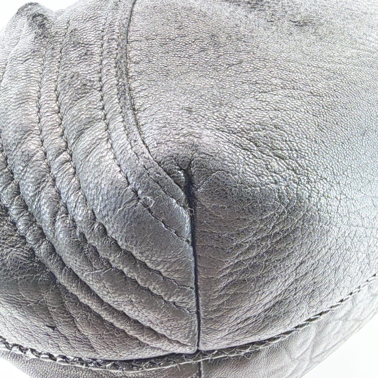 Fendi Spy Bag Handbag Top Handle Black Zucca Canvas Leather 303Q10