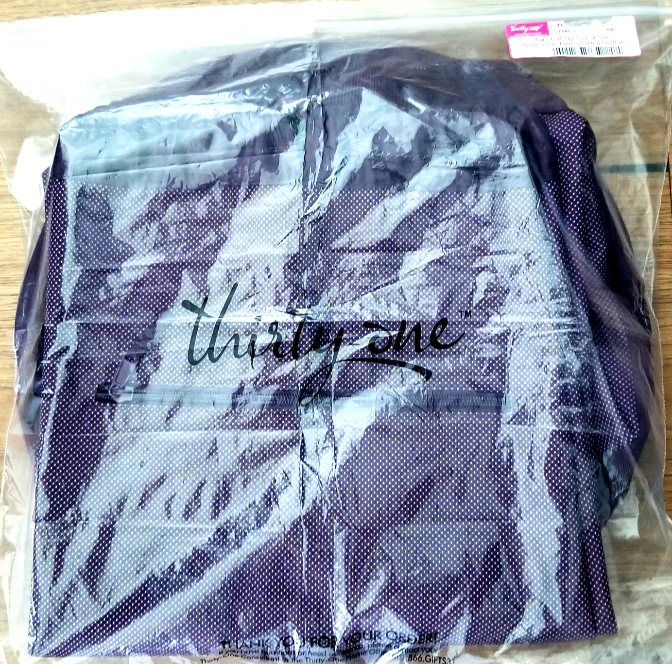 NEW! Thirty One Cinch It Up Super Sac Duffle Laundry Travel College Dorm Bag 31