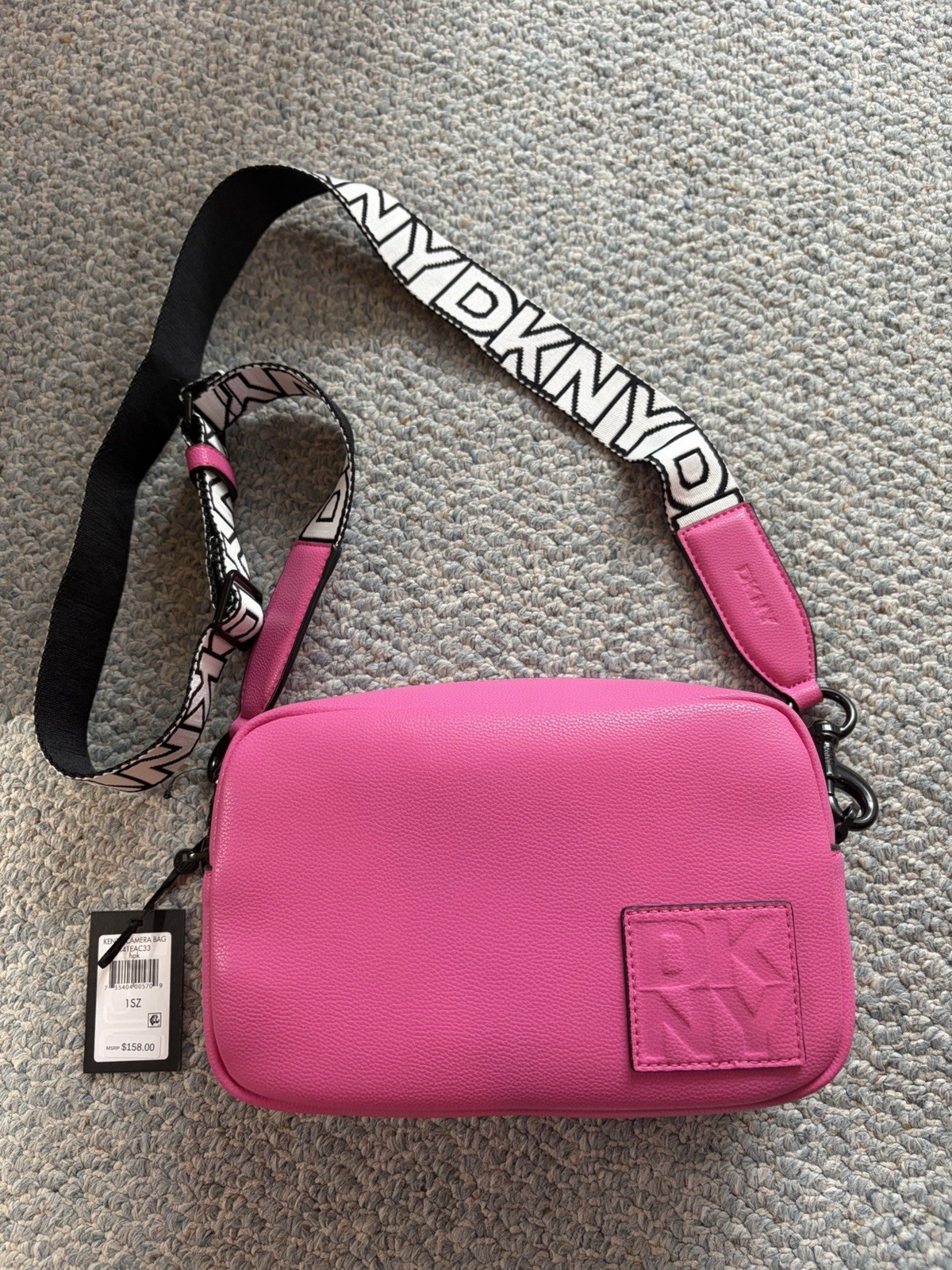 NWTS Women’s DKNY Kenza Camera Bag Hot Pink Crossbody Bag