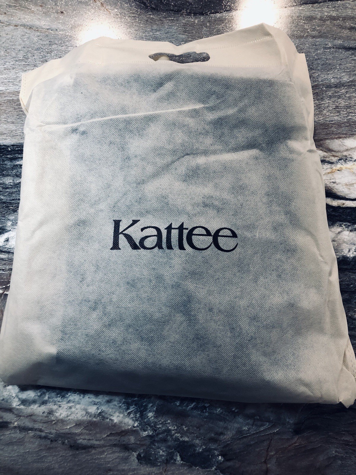 Kattee Black Leather Shoulder Handbag Purse With Dust Bag New With Tags