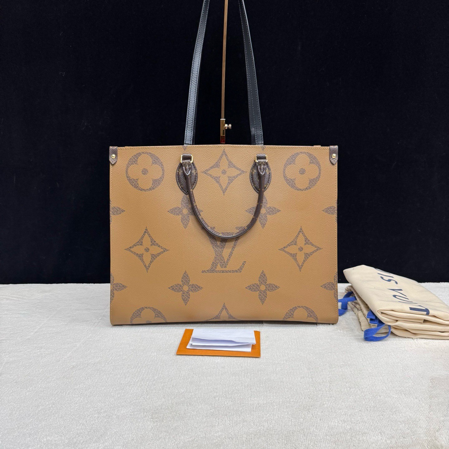 LV Louis Vuitton OnTheGo GM Monogram Coated Canvas Tote Bag [Duties Paid]
