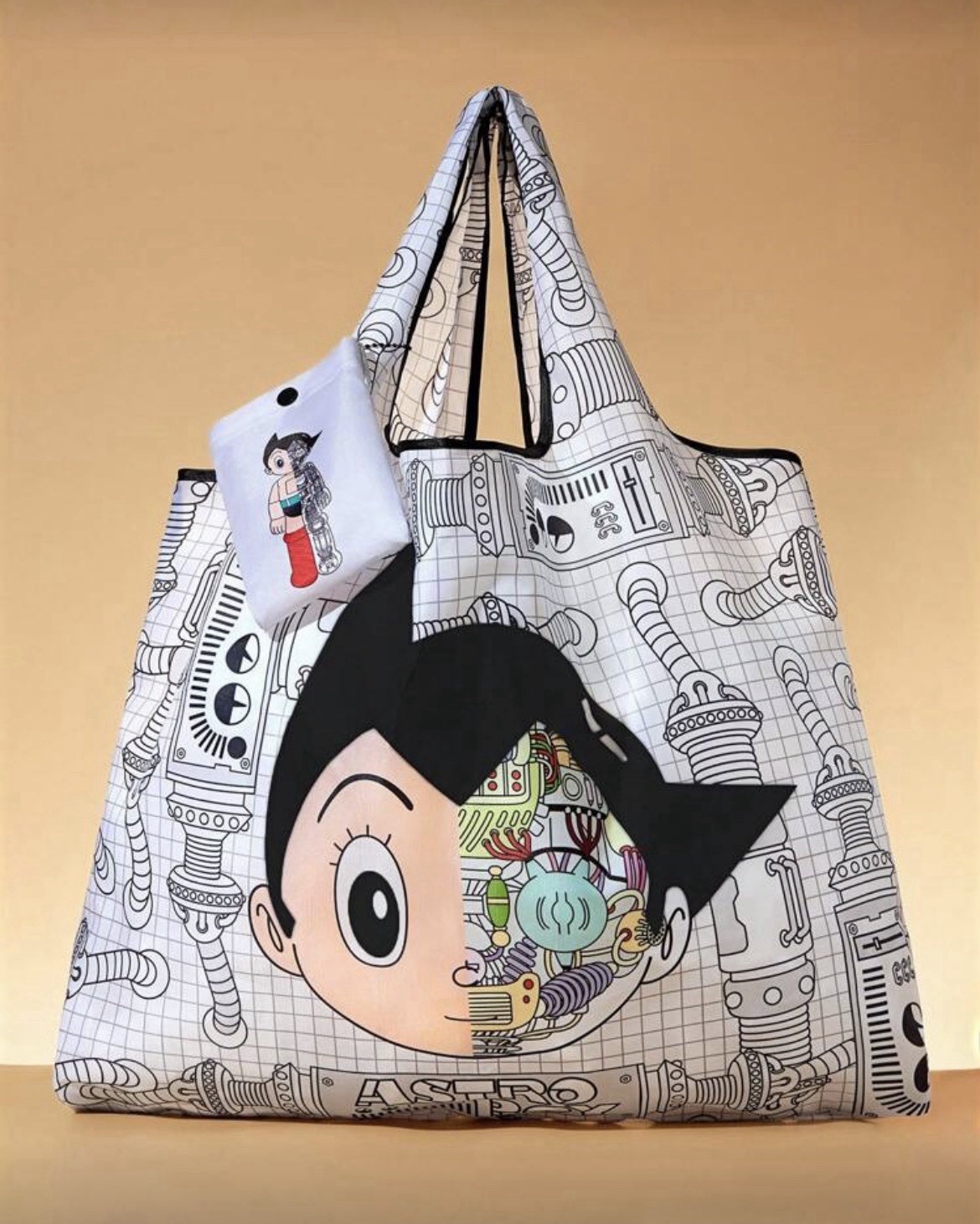 20” ASTRO BOY Handbag COMIC BOOK Purse Tote HERO Travel GYM Bag ROBOT Keychain