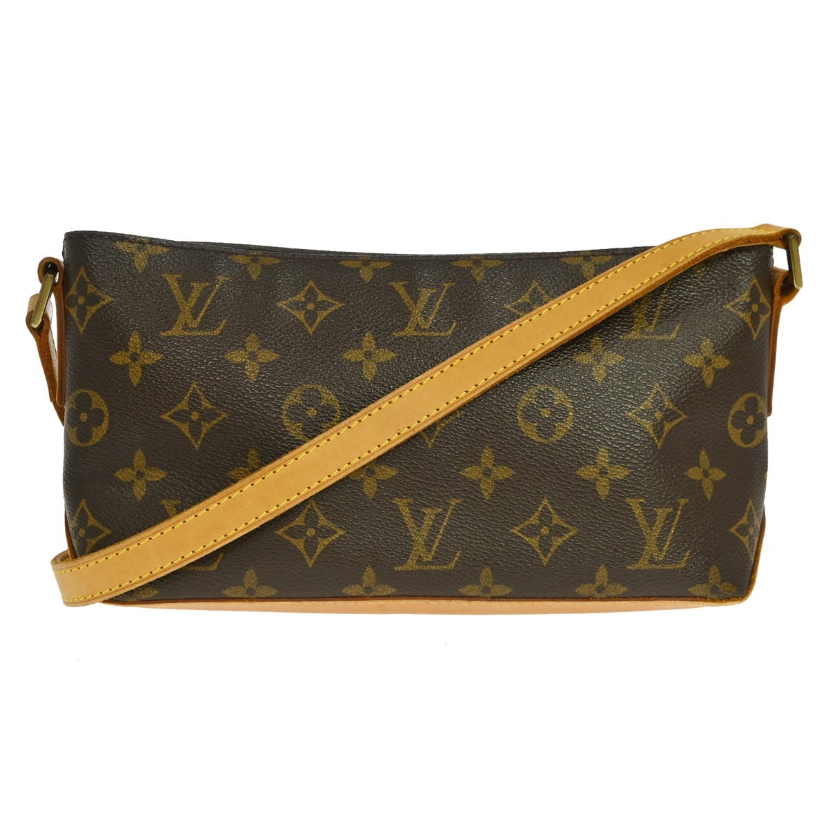 Best06 LOUIS VUITTON TROTTEUR SHOULDER BAG MONOGRAM M51240 SL1012 YQ05624