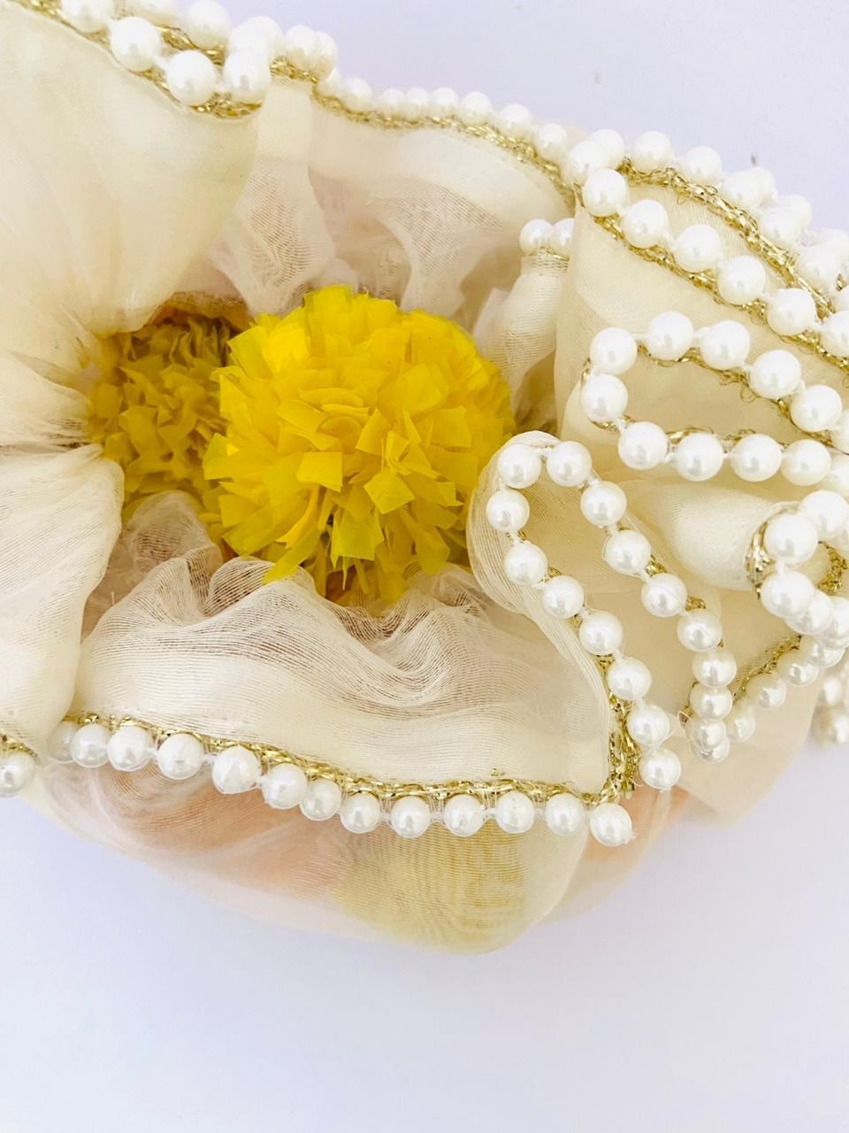 Indian Dry Fruit Gifting Organza Potli Bag for Women, Haldi Wedding Ceremony