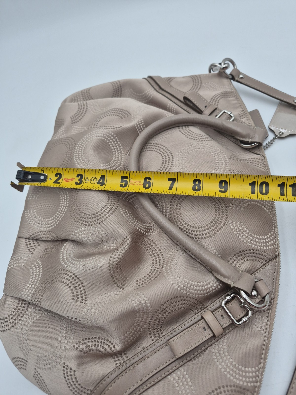 Coach Madison Dotted Op Art Sophia Satchel