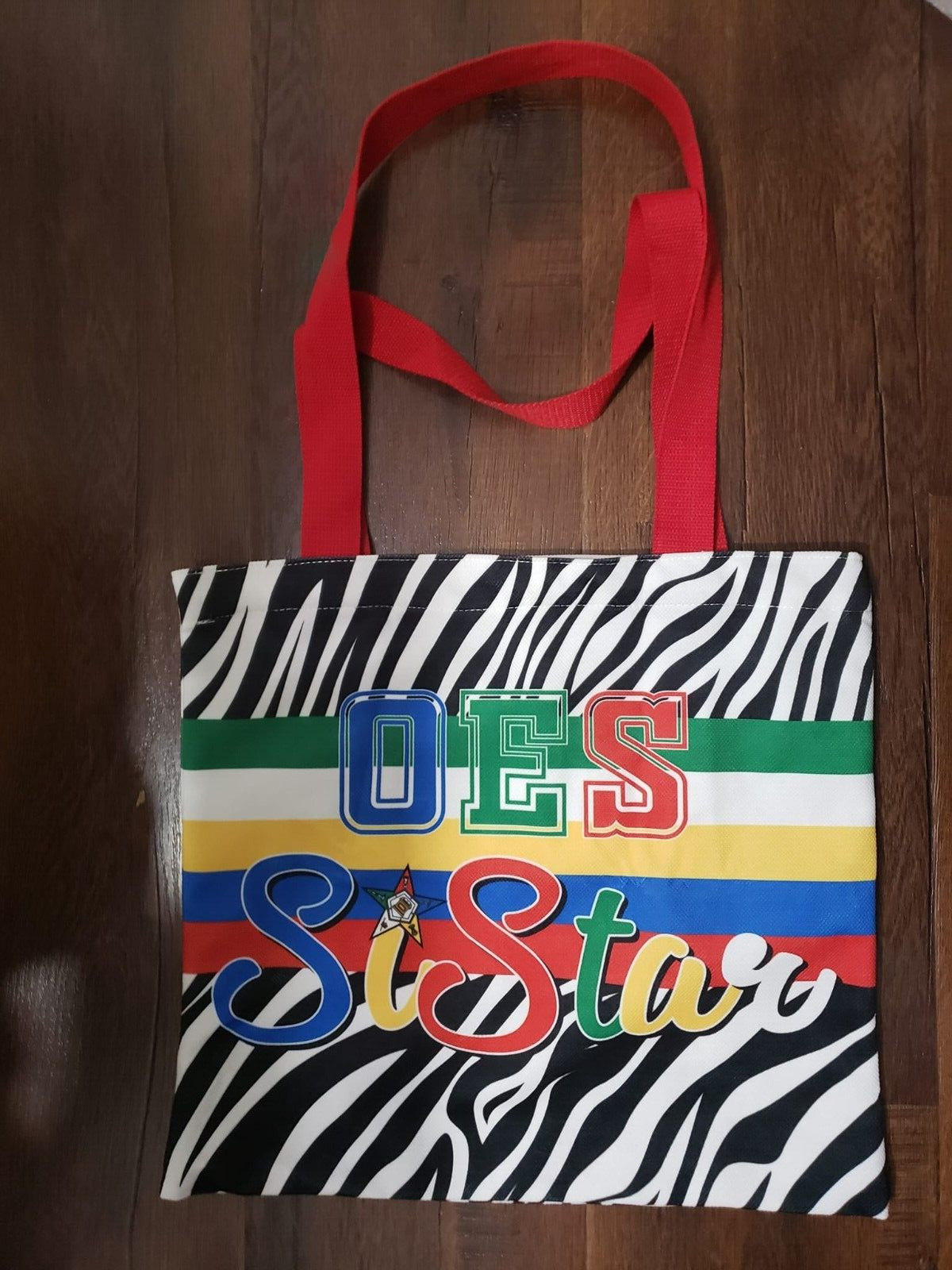ORDER OF EASTERN STAR CANVAS BAG PURSE TOTE MULTI-PURPOSE BAG