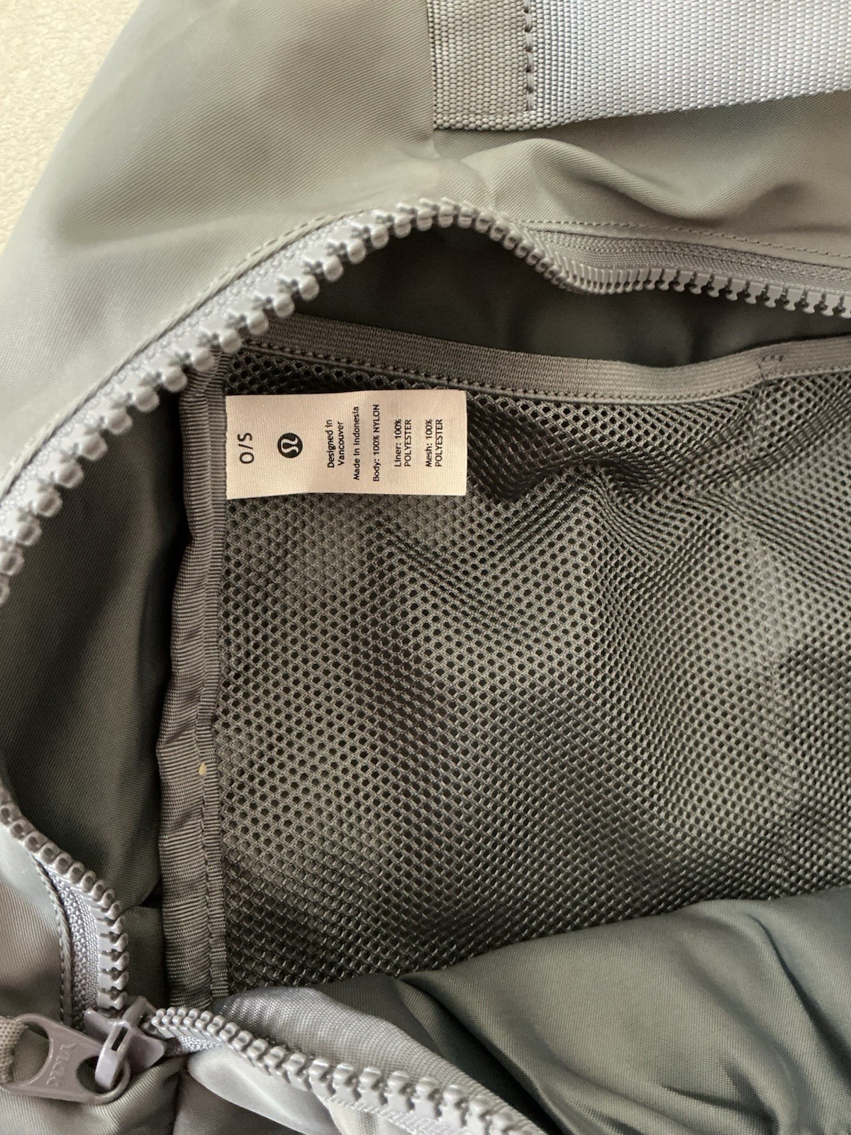 Lululemon Gray Nylon Everyday Backpack 21L Holds 16” Laptop