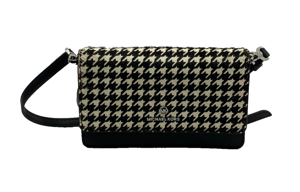 Michael Kors Jet Set Charm Women’s Crossbody Clutch Smartphone Bag Calf Hair