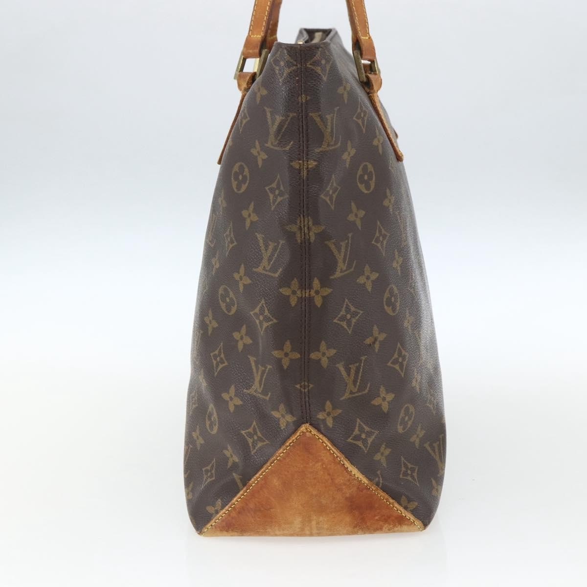 LOUIS VUITTON Monogram Cabas Mezzo Tote Bag M51151 LV Auth bs32250