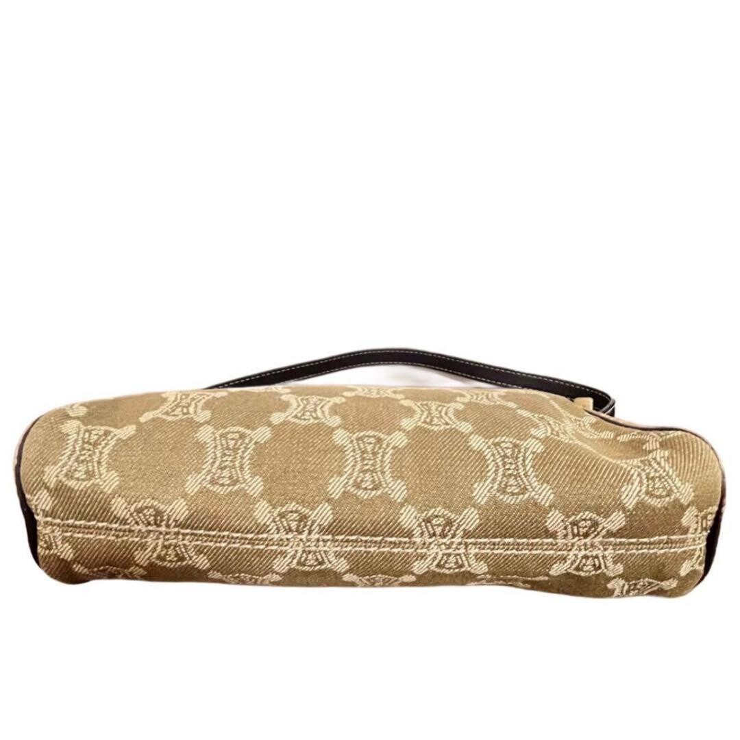 CELINE Shoulder Hand Bag Pouch Pochette Triomphe Canvas Vintage Auth From Japan