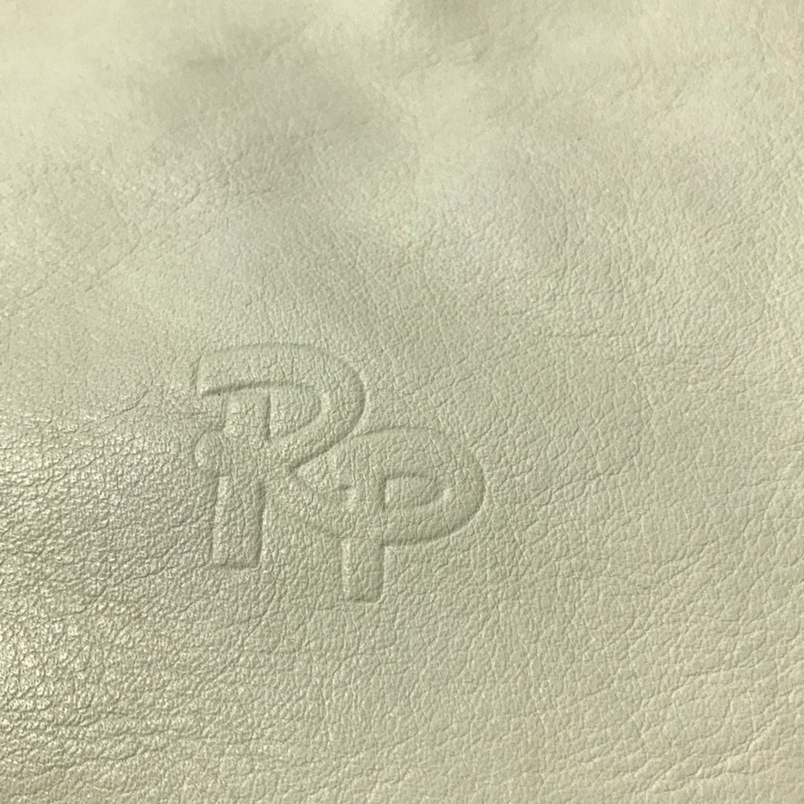 Robert Pietri made in Spain ivory leather shoulder bag strappy hardware