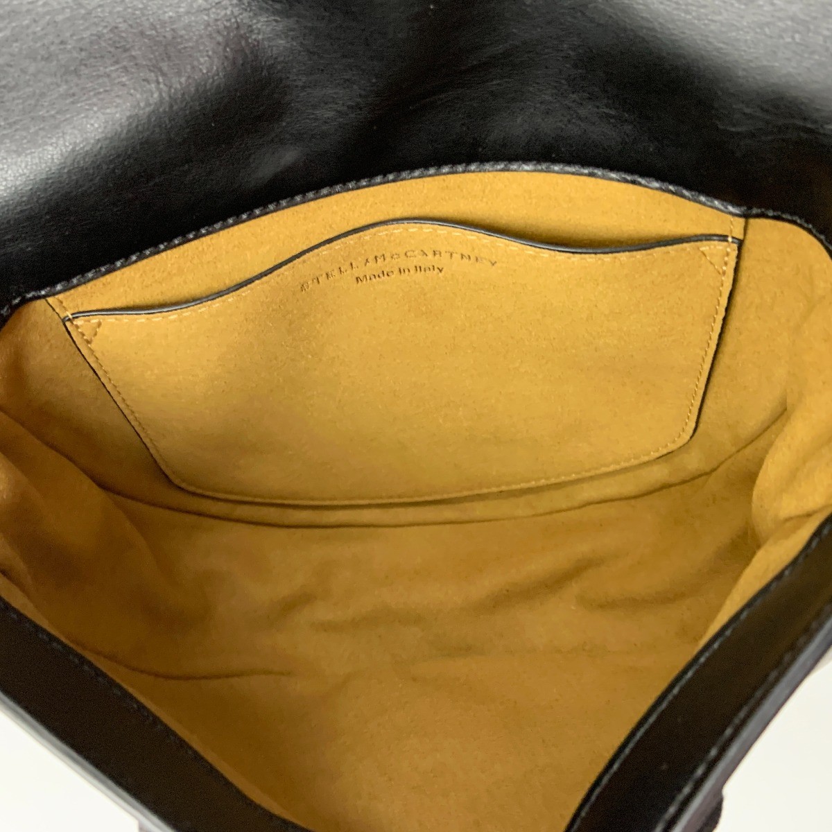 Stella McCartney Frayme medium leather Shoulder Bag 7B0006 W8839 black