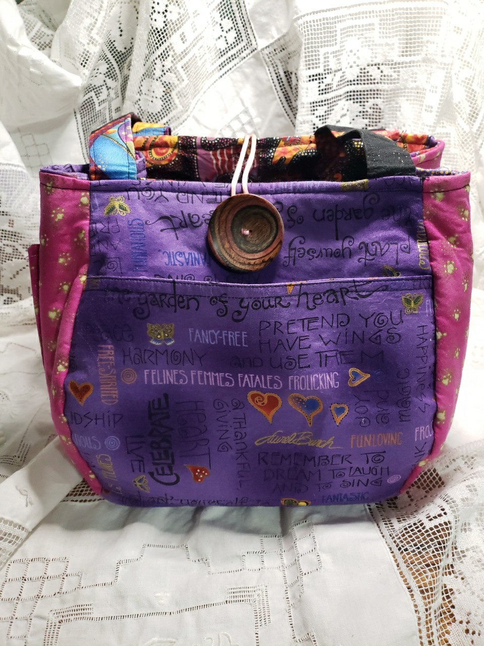 Vintage Laurel Birch Purse With Pockets. Possibly Handmade???