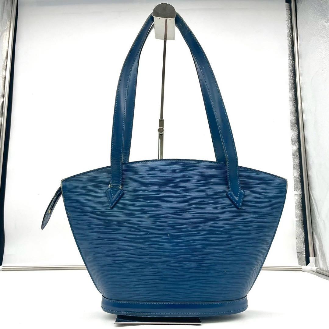 Louis Vuitton Saint Jacques Blue Epi Leather Tote Bag – Great Condition – Auth