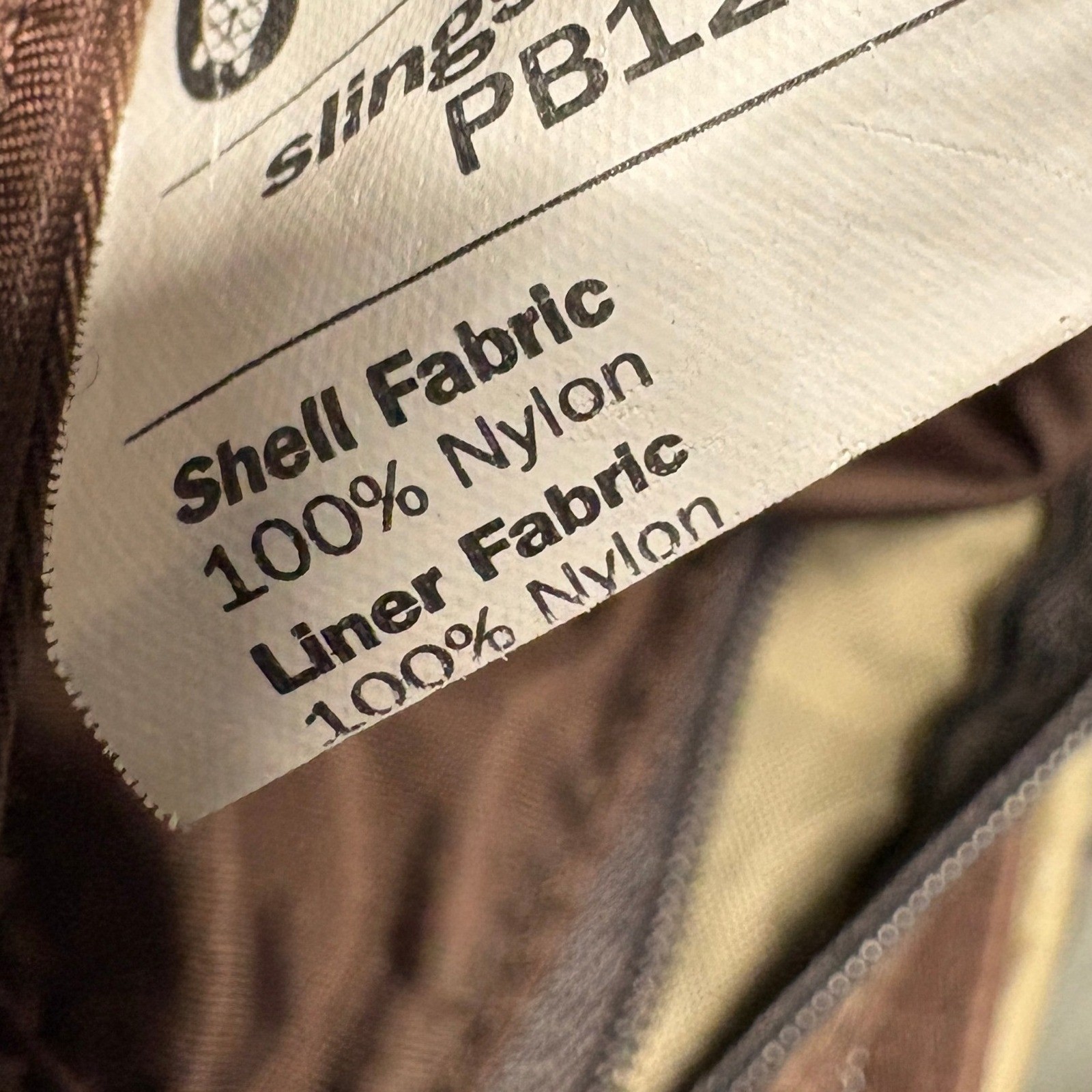 PACSAFE SlingSafe 100 Exomesh Anti-Theft Safety Crossbody Bag in Brown