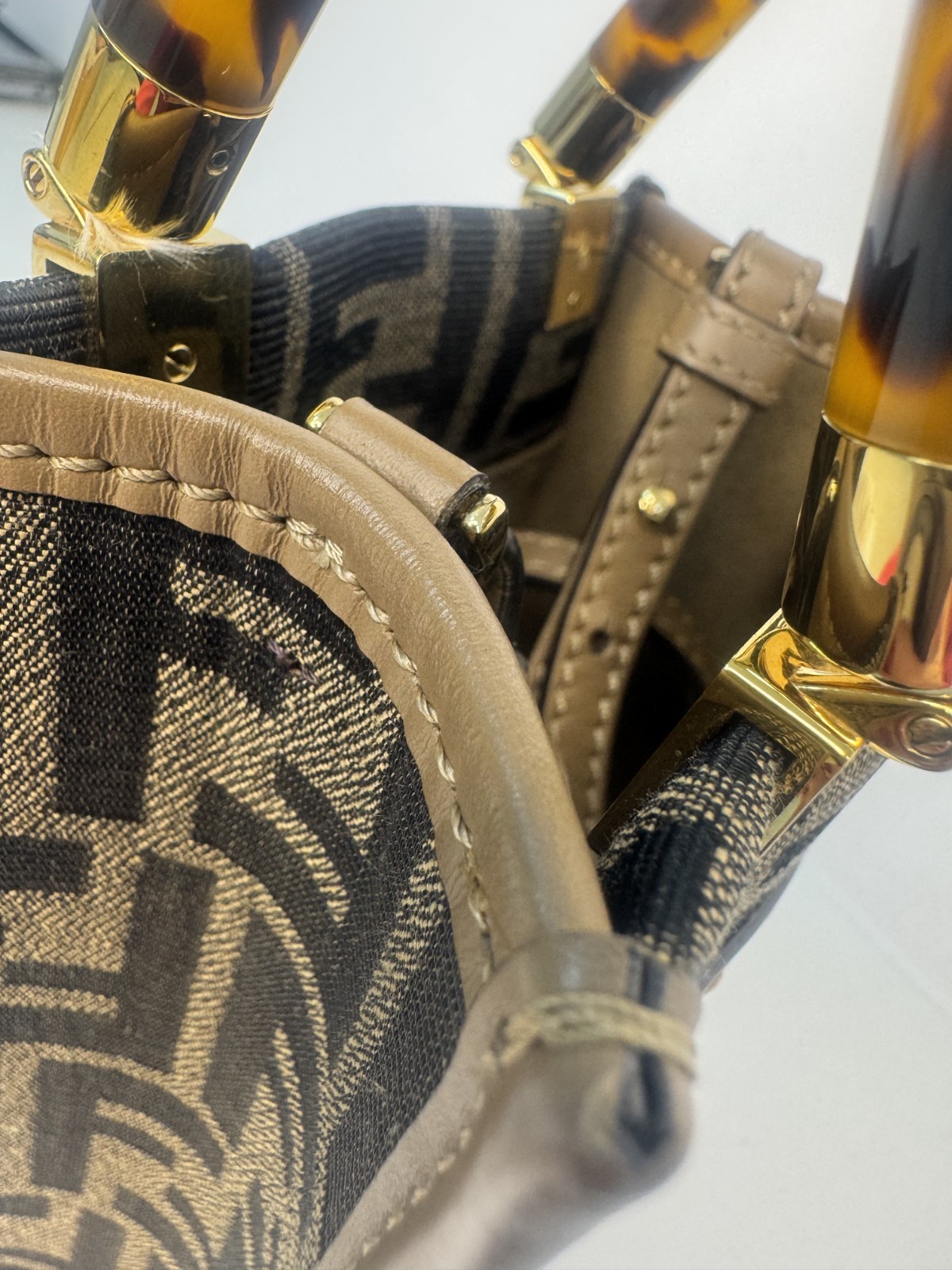 Fendi Mini Sunshine Shopper Tote Bag