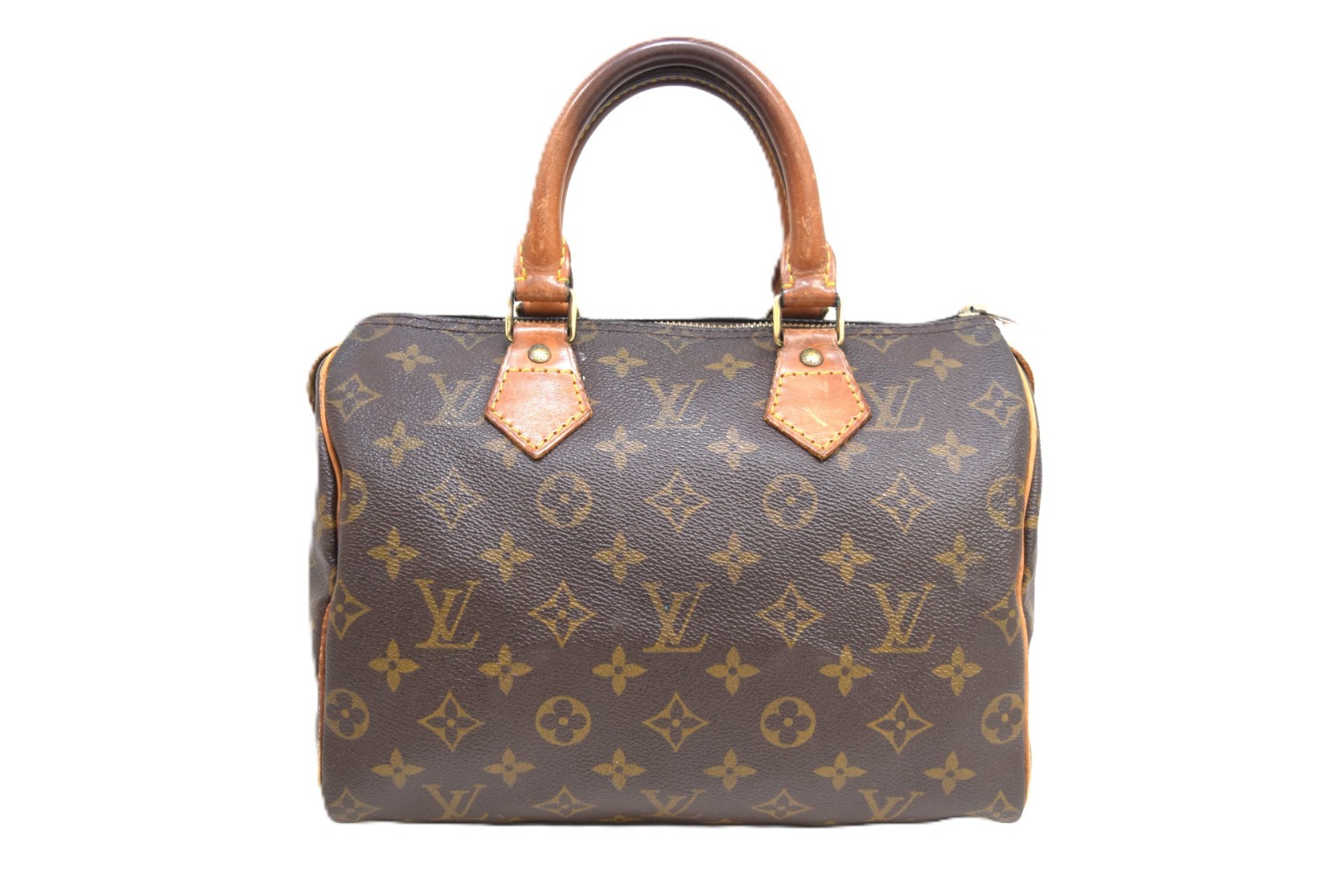 Auth Louis Vuitton Speedy 25 Hand Bag Monogram Canvas M41528 LV 53240