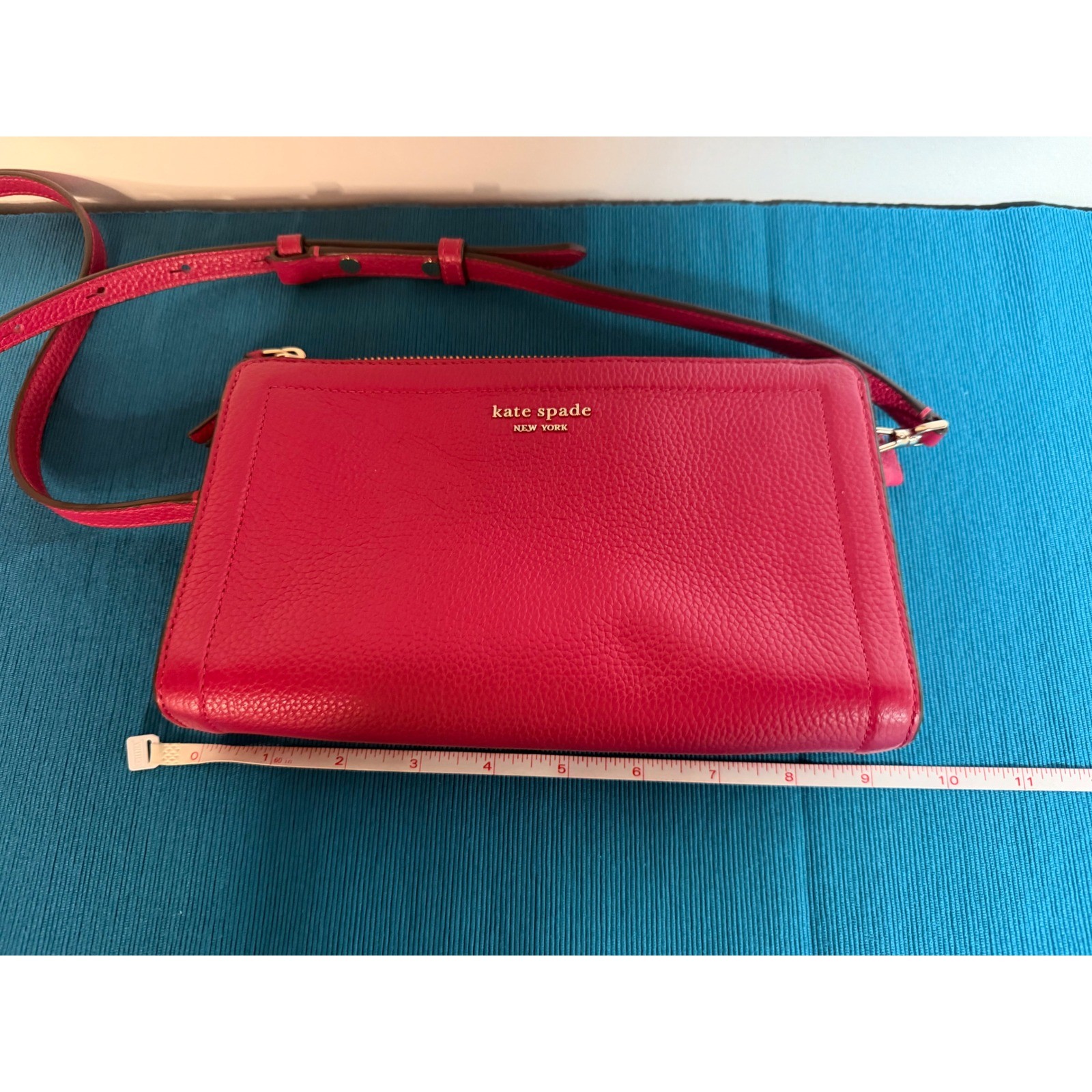 Kate Spade Knott Crossbody Bag Renaissance Rose Pink Pebbled Leather