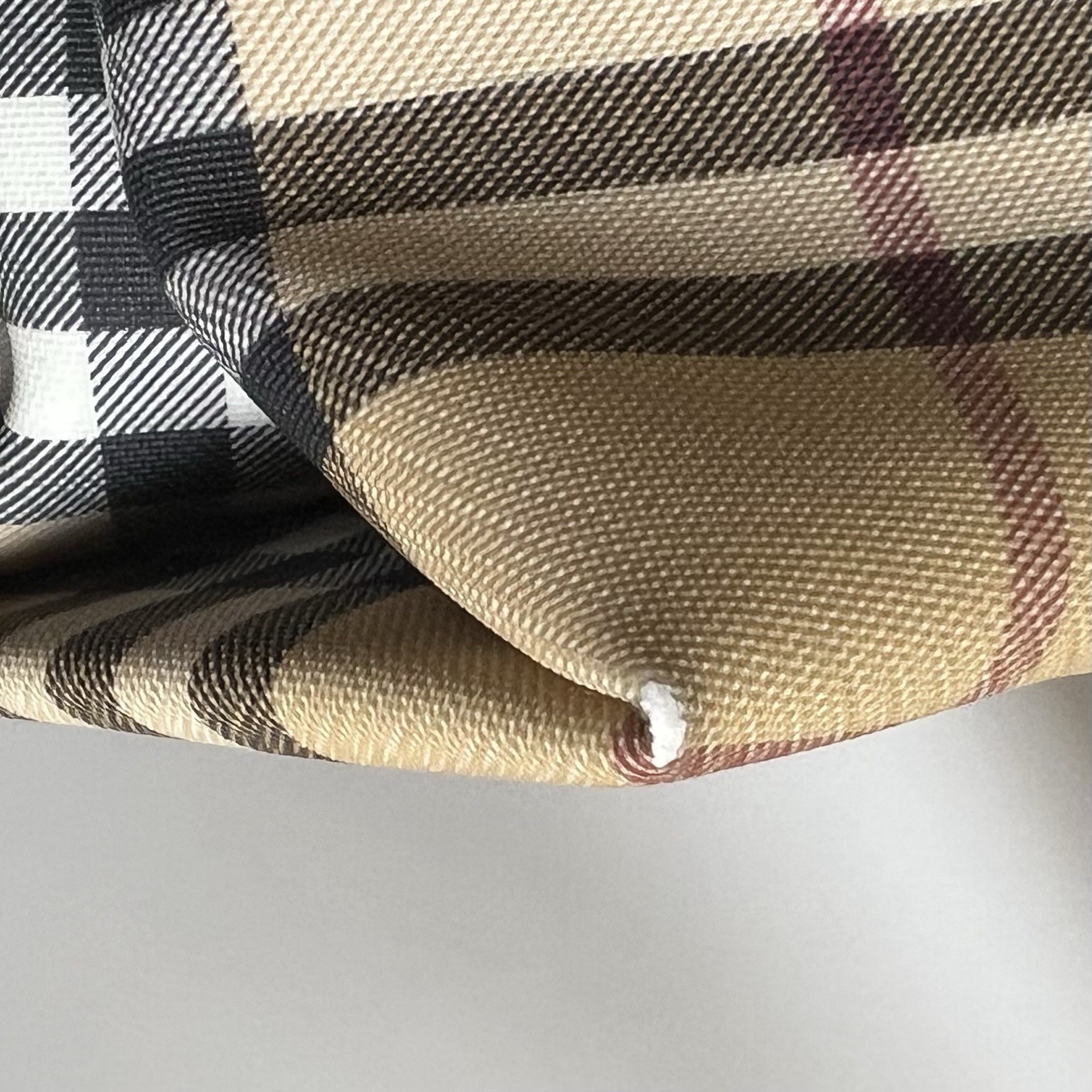 Burberry Nova Check Tote PVC Check Pattern Beige Tote Bag Purse Vintage
