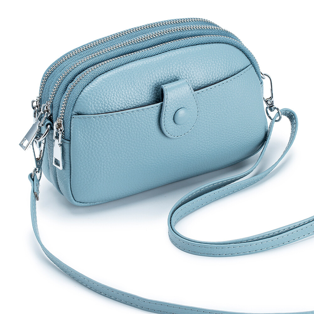 Shoulder Crossbody Bag Real Leather Large Capacity Handbag Purse for Women Lady