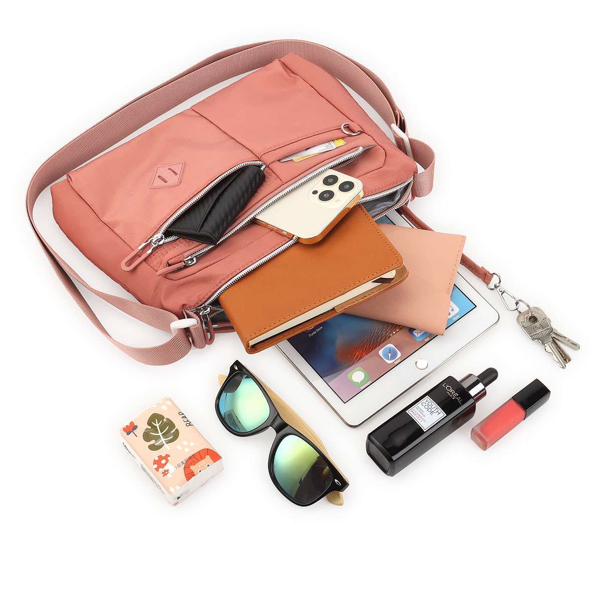 Waterproof Messenger Cross Body Ladies Handbag Bag Shoulder Bag Womens Purse