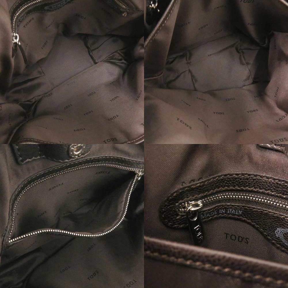 Tod’s 2way Suede / Leather Brown Women’s Bag #LTB1749