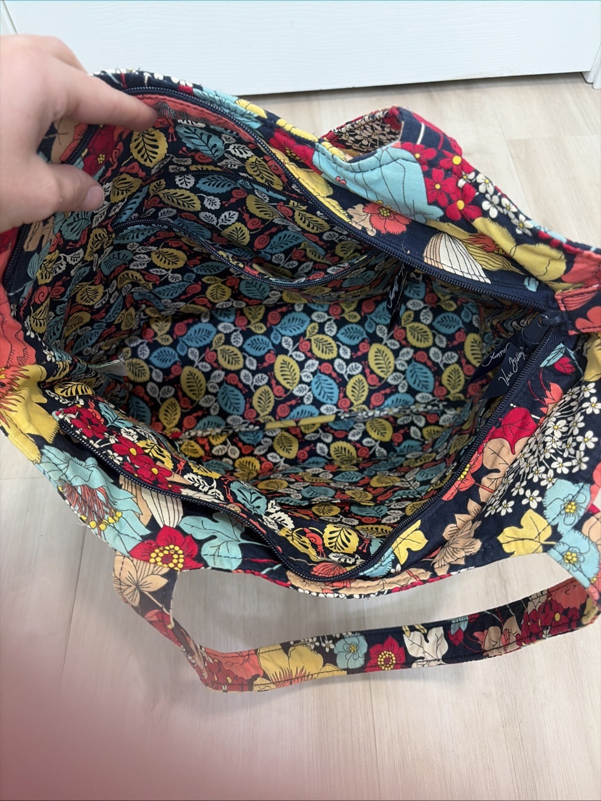 Vera Bradley Happy Snails Large Purse/Tote