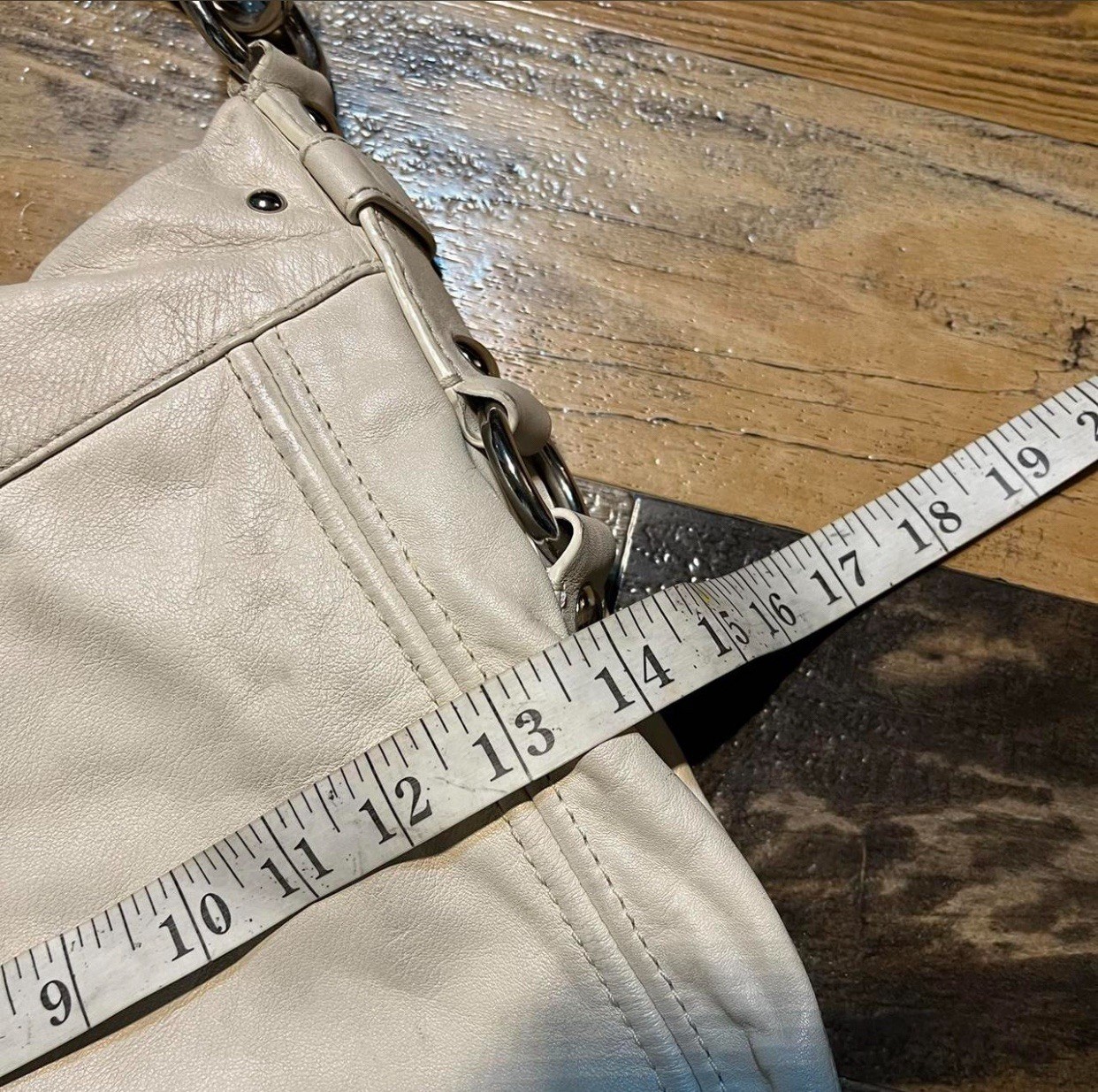 Coach 14706 Hobo Bag Vintage White Cream