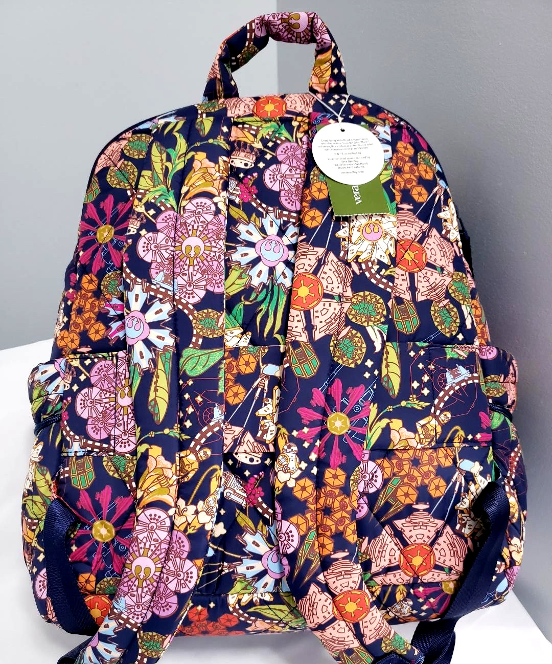 Vera Bradley Star Wars Power the Force Floral Bancroft Backpack Exact Print NWT
