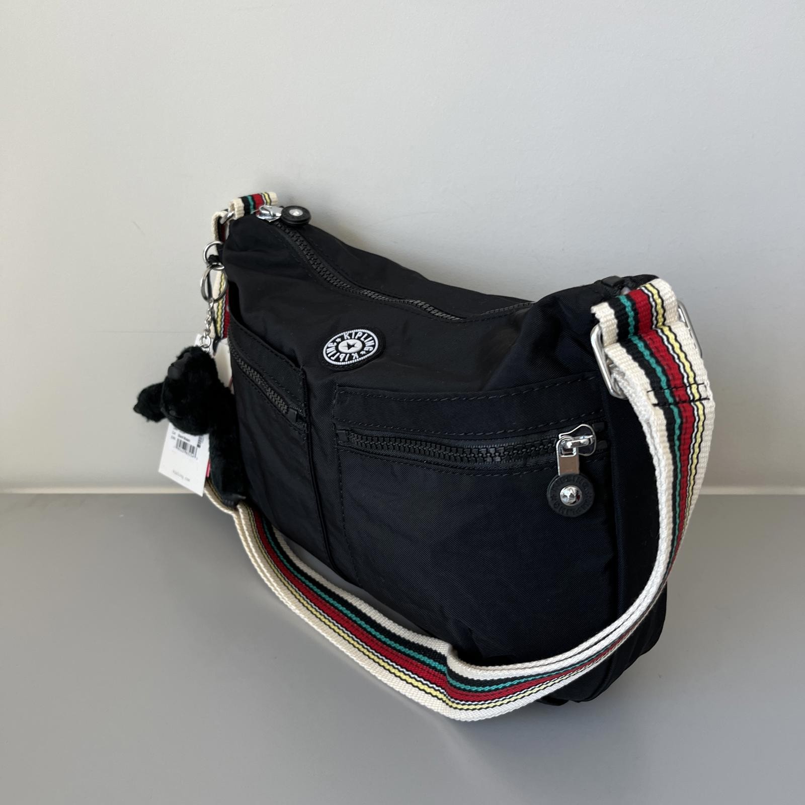 Kipling Izellah Medium Crossbody Bag in Black Mosaic NWT