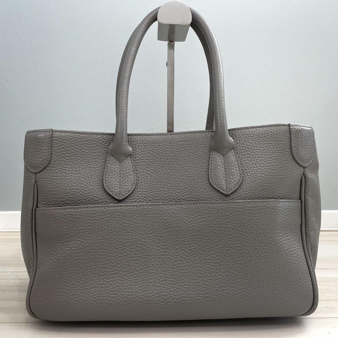 A.D.M.J. Handbag 3 Compartments Freestanding Charm Gray From Japan A0828-105