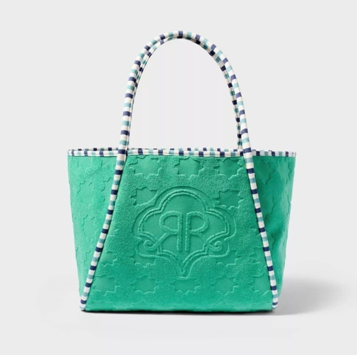 NEW TARGET x ROLLER RABBIT STAR GEO GREEN LARGE TERRY BEACH TOTE BAG SOLD OUT