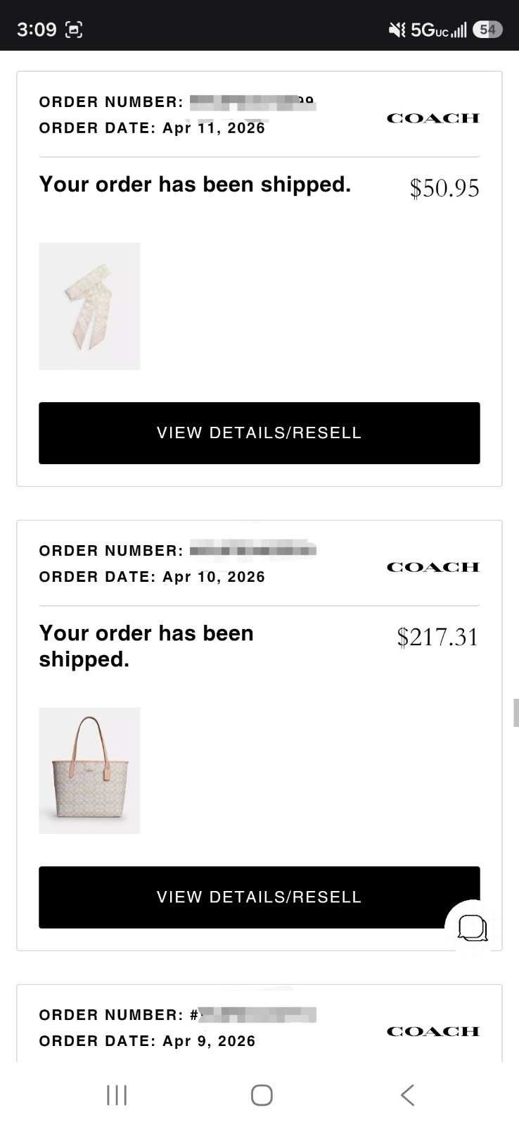 Coach Signature Logo City Tote Bag Set Wristlet Pouch Scarf In Chalk Pink Gold