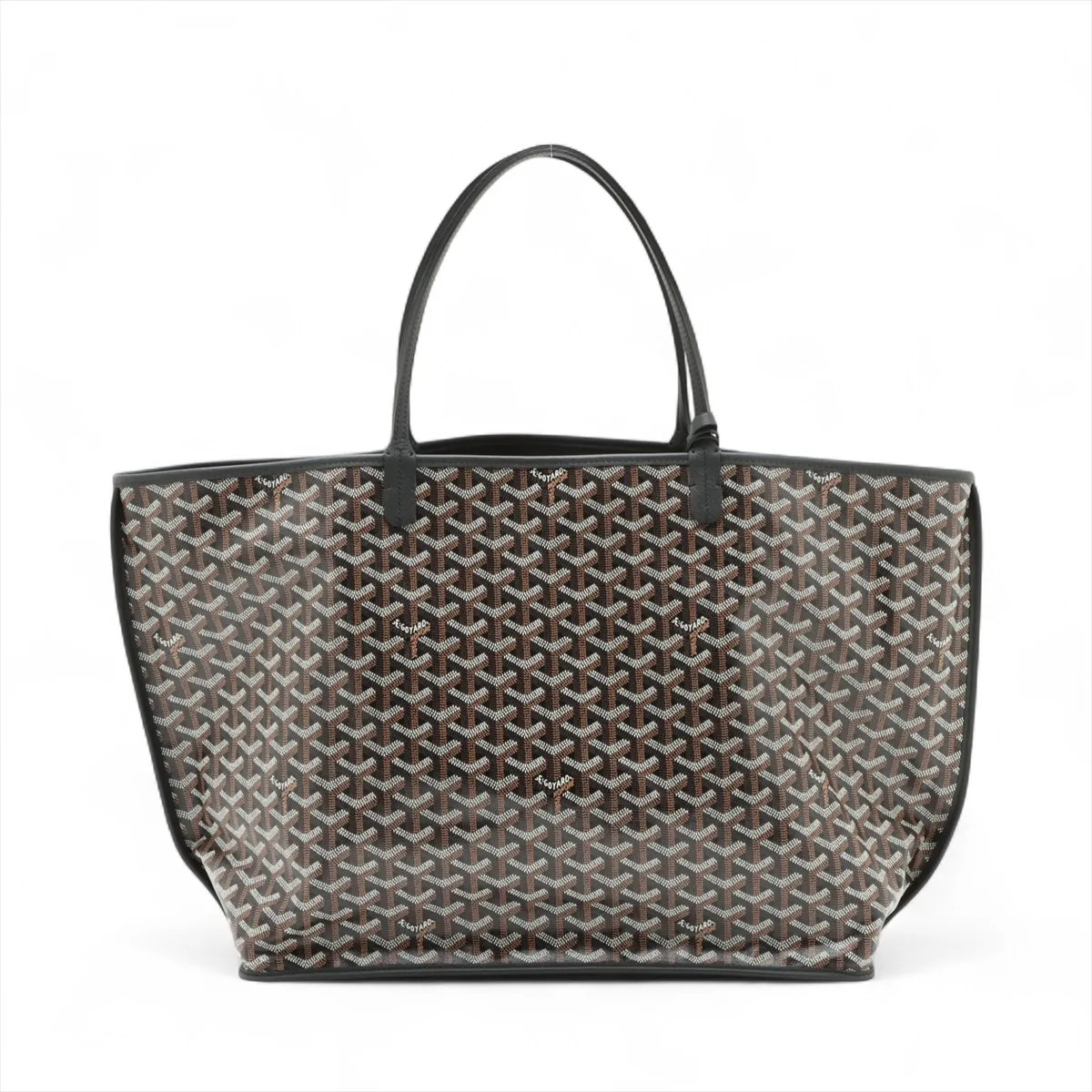 Goyard Anjou GM PVCx leather Tote bag Black