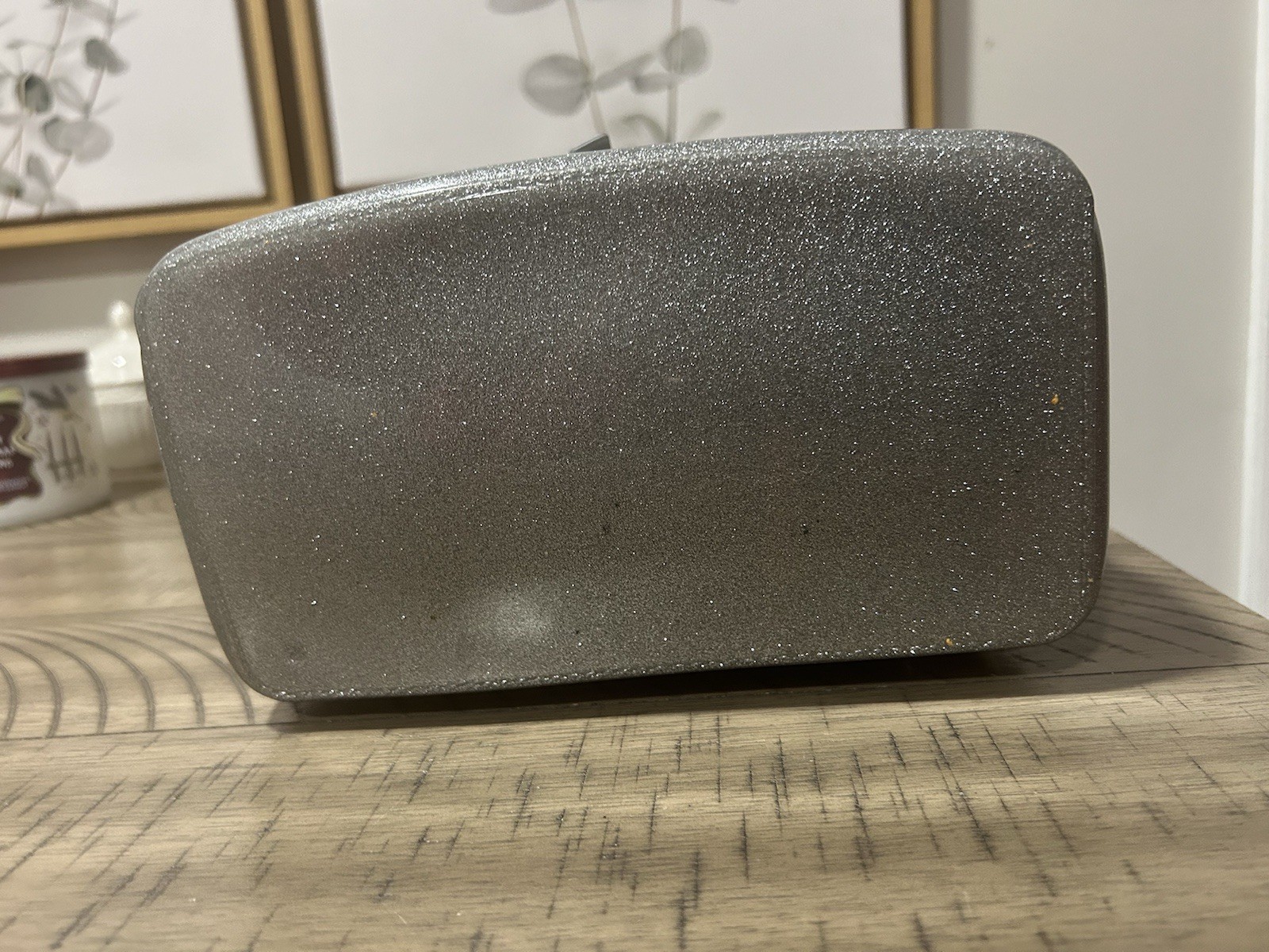 Furla Glitter Gray Candy Jelly Mini Backpack Crossbody Convertible PVC Bag Y2K