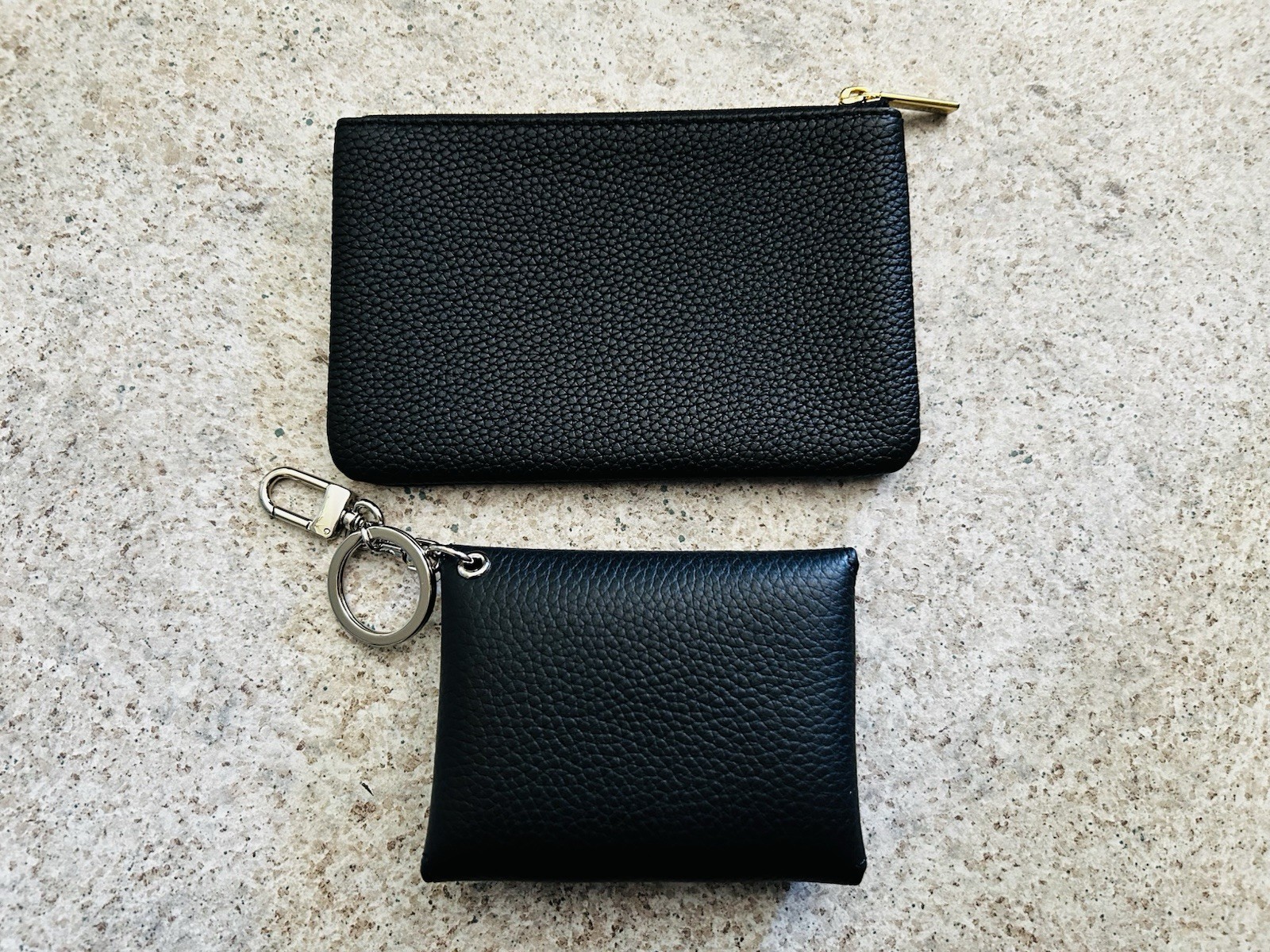 Dress Up Your Purse Mini “M’ Case Black And Envelope Black Wallet Silver