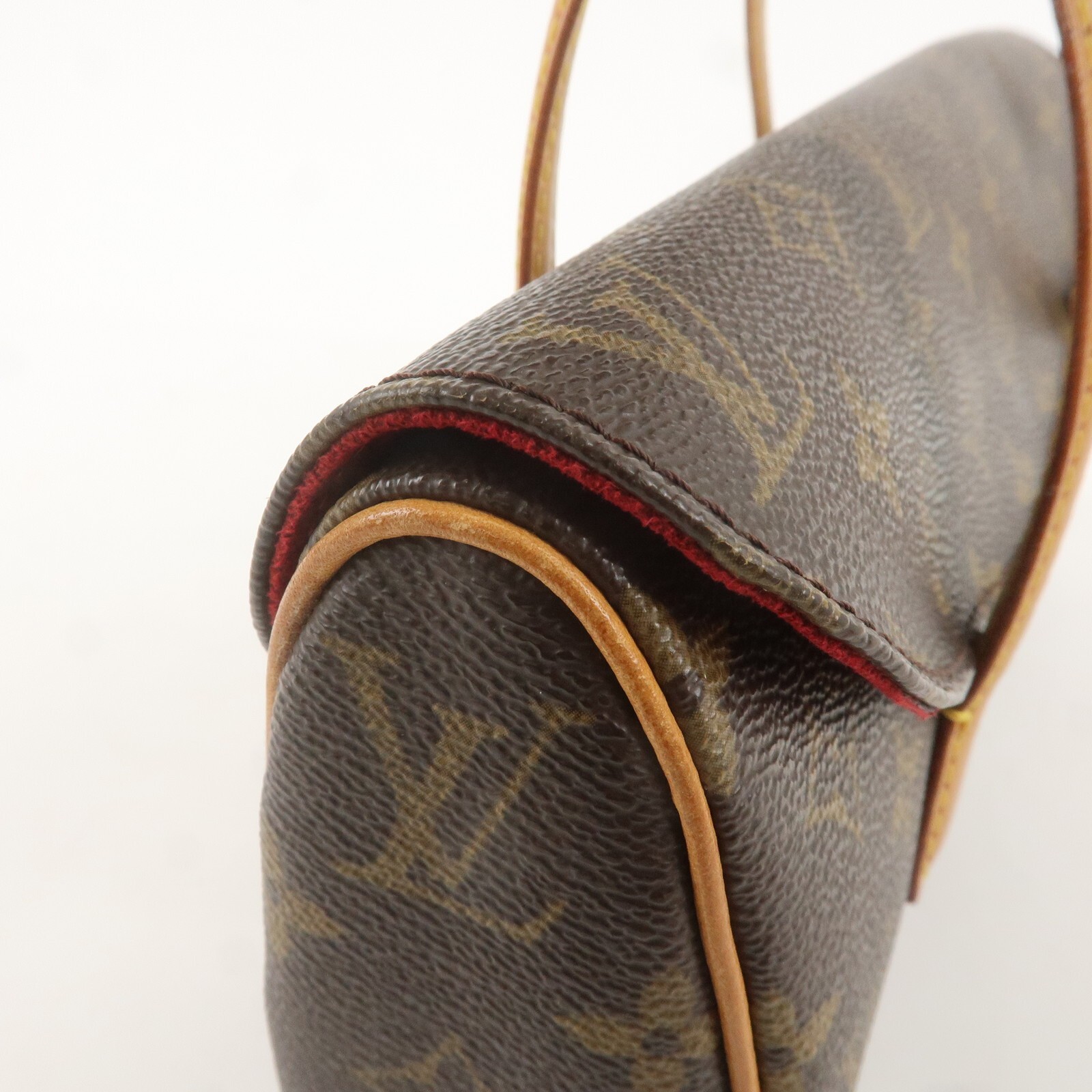 Louis Vuitton Monogram Sonatine Hand Bag Brown M51902 Auth Used