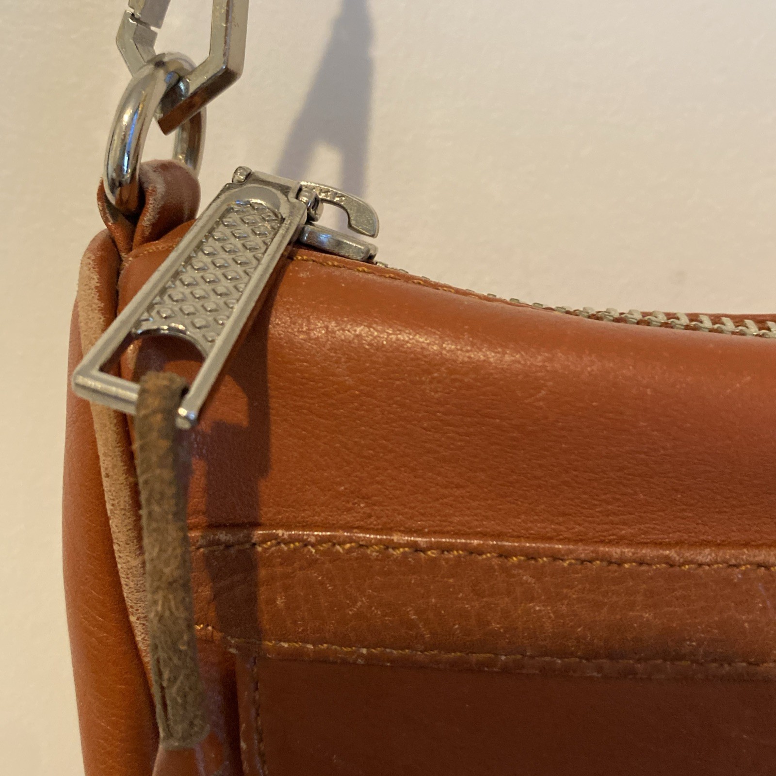Rebecca Minkoff Mini Mac Crossbody Almond Color Purse
