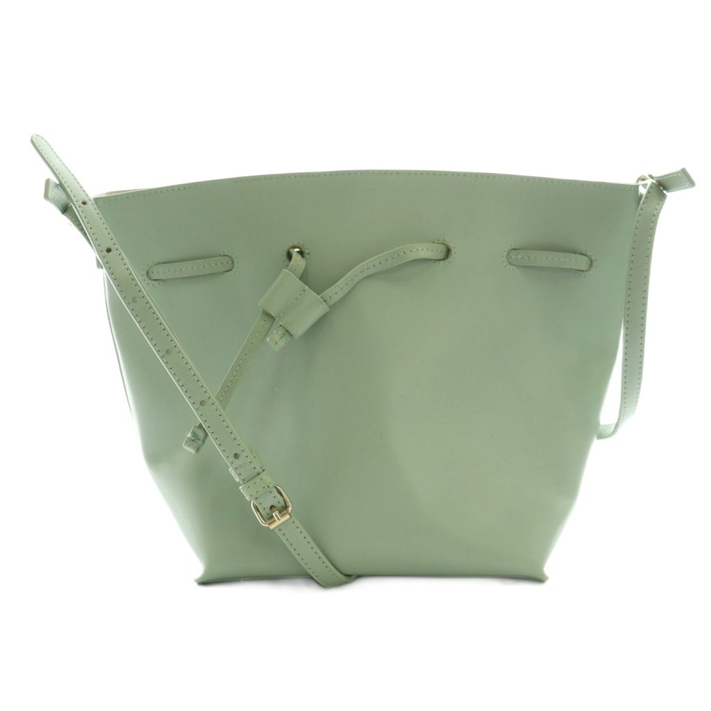 YAHKI Shoulder Bag Mint Green AB Vintage Ladies 87cm Strap 24cm x 31.5cm