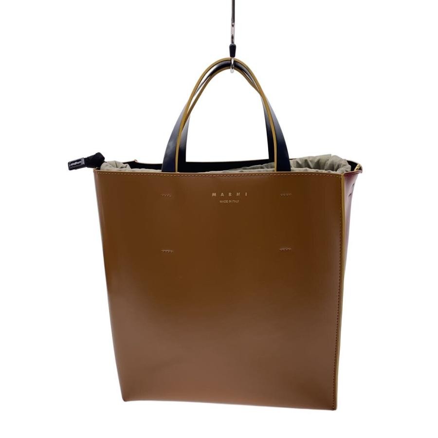 MARNI Bag: museo 2way Brown W25H27.5D11.5cm w/ bag;