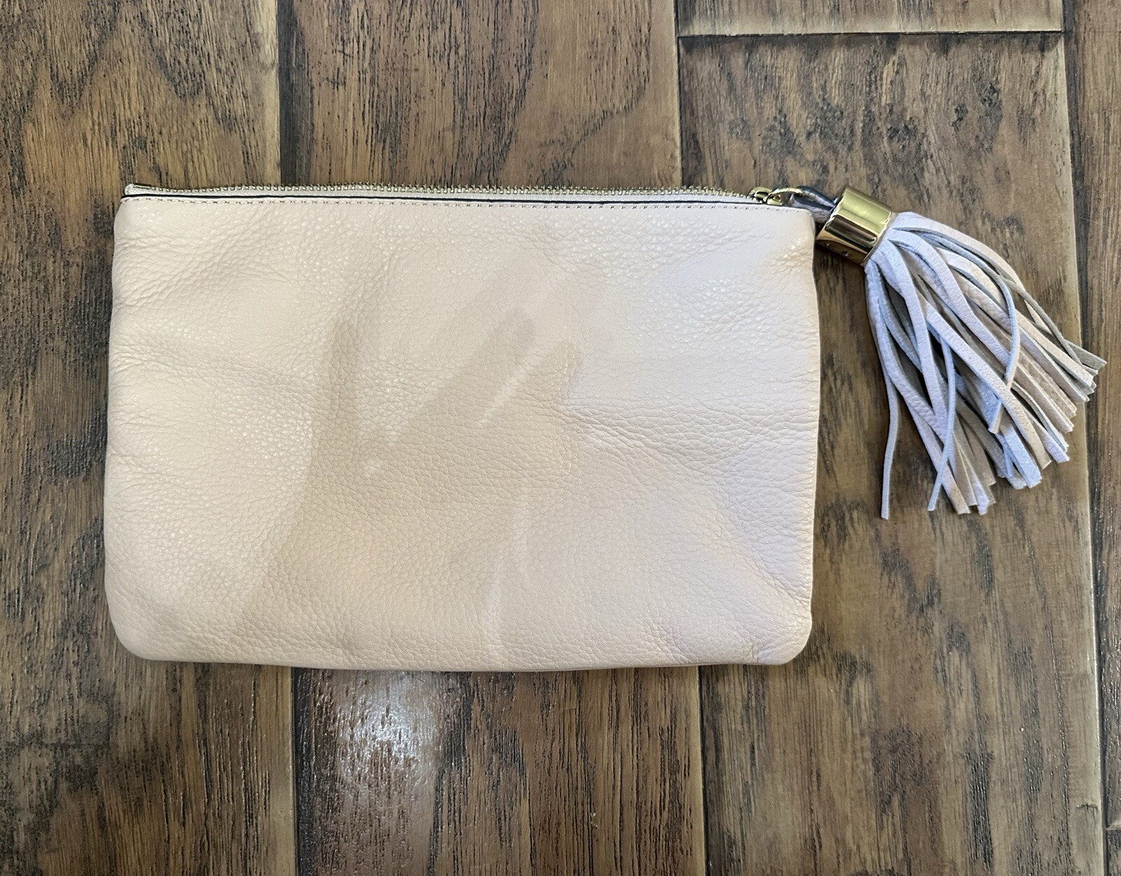 Got It Love It (G.I.L.I) Blush Leather Clutch