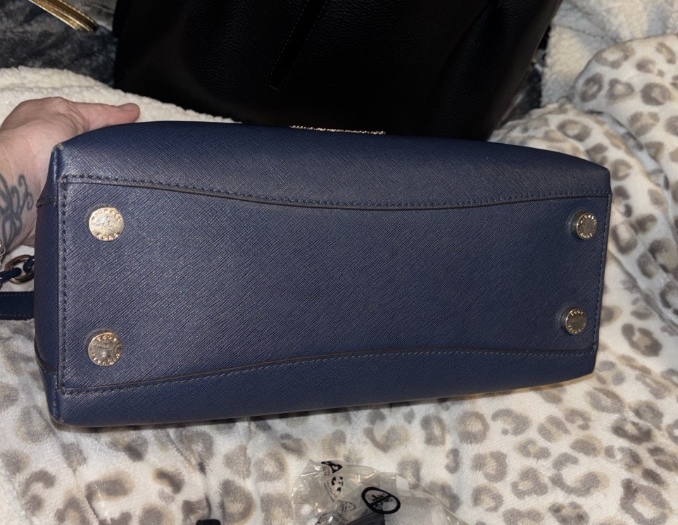 MICHAEL KORS. Sofia Large Saffiano Leather Satchel