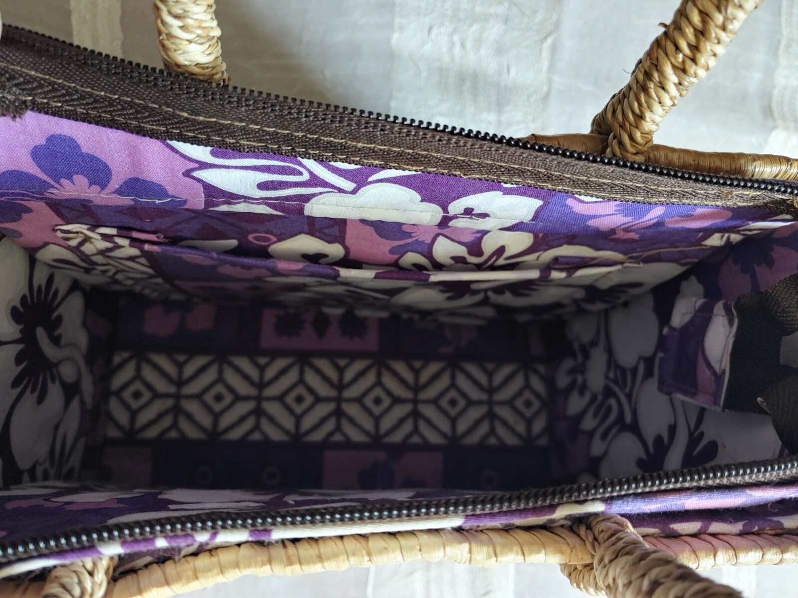 Vtg Jordache Straw Woven Weaved Box Purse Hand Shoulder Bag Y2k Rattan