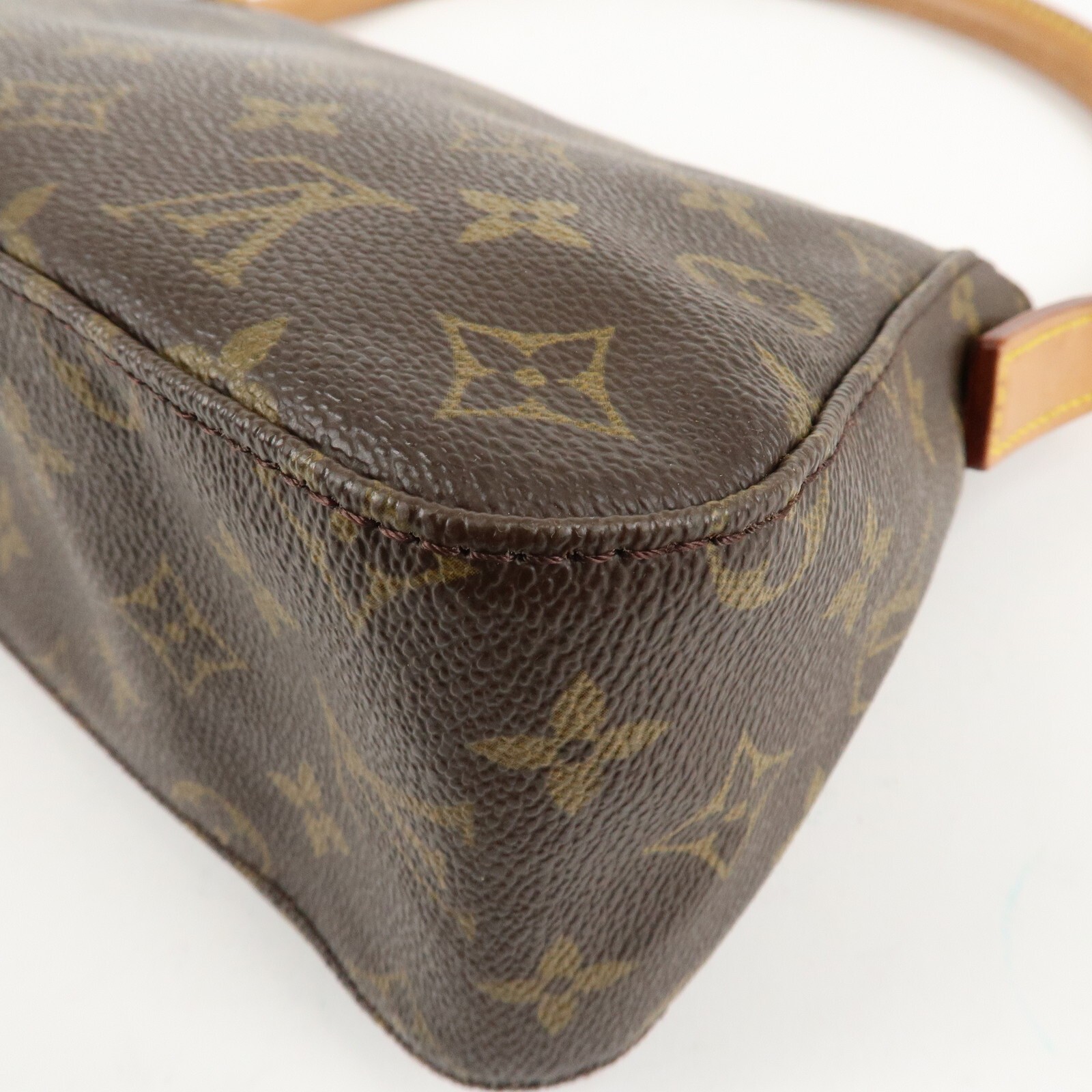 Louis Vuitton Monogram Mini Looping Shoulder Bag Hand Bag M51147 Auth Used